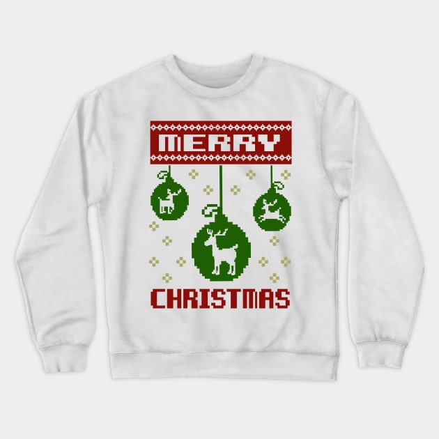 Ugly Sweater - Funny Christmas Crewneck Sweatshirt by igzine